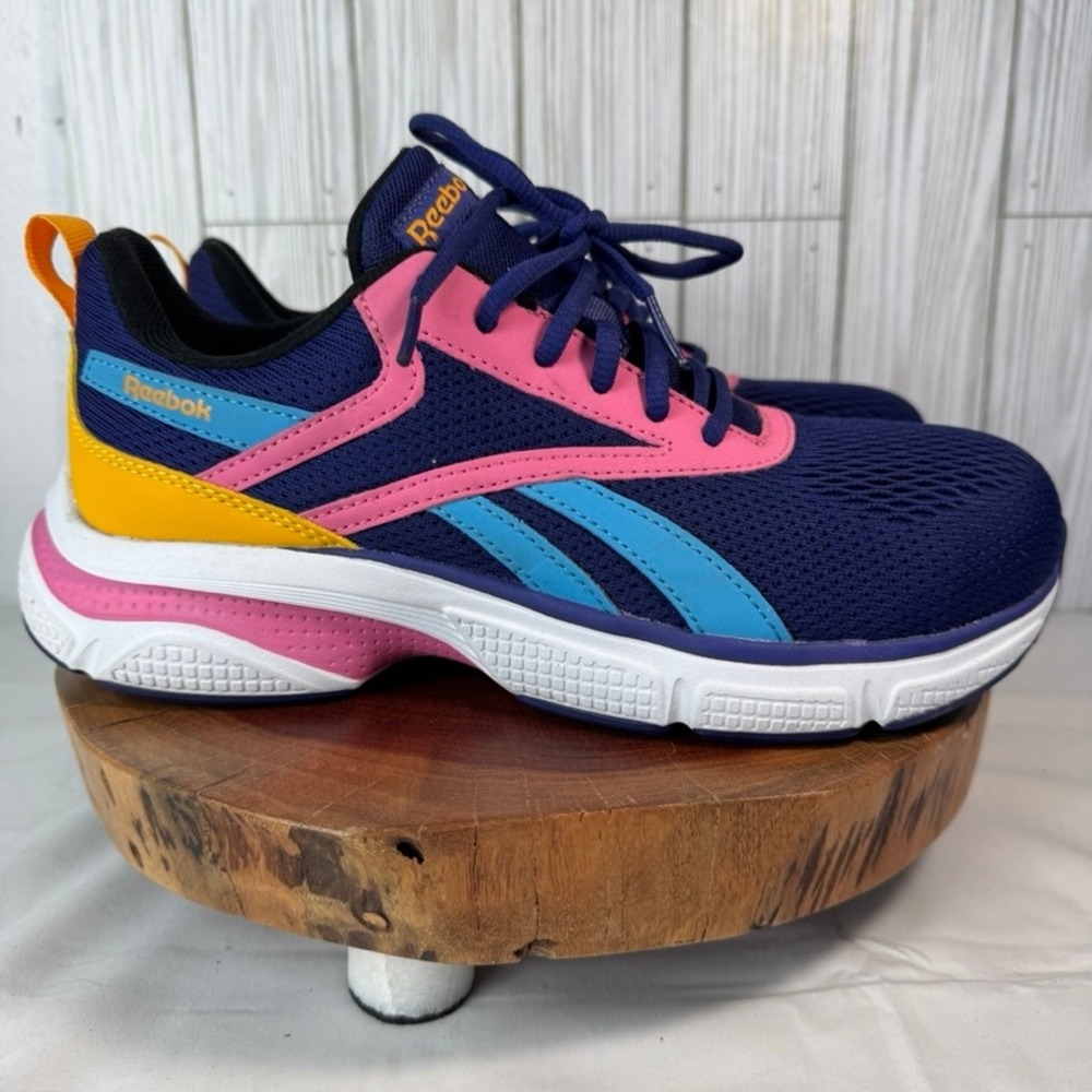Reebok Work N Cushion 4.0 Womens 7.5 Steel Toe EH Slip Resistant Shoes Navy Pink